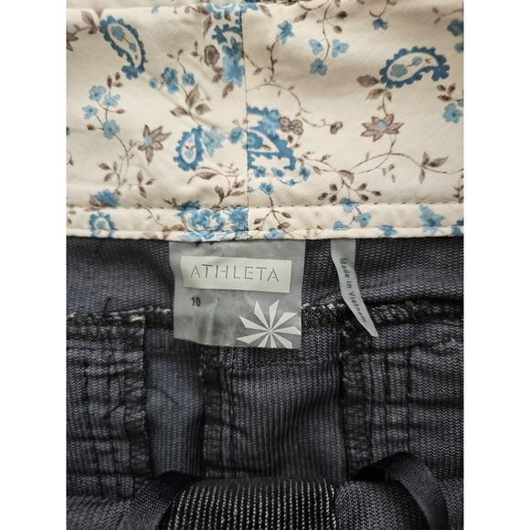 Athleta Womens Ridge Corduroy Snap Stretch Cotton Blend Mini Skirt Women’s 10 - Picture 8 of 9